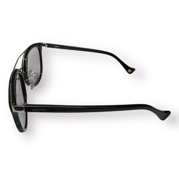 Agatha Paris SAG0801 Aviator Sunglasses Blue Mirror Lenses‎ France 145mm main image 5
